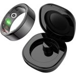 Anello intelligente Colmi R02 Taglia 9 Bluetooth IP68 Autonomia 7 giorni Nero