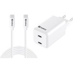 Cargador USB-C Sandberg PD65W EU 3m