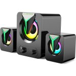 Haut-parleurs Esperanza PC 2.1 USB 10W avec LED RGB et contrôle volume