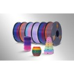 Filamento PLA Sunlu PLA R 01 Regenbogen 1,75 mm Multicolor 1 kg de Peso
