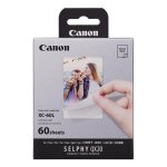 Papel fotográfico Canon XC-60L para sublimação 5.4x8.5 cm 60 unidades