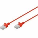 Cavo di Rete Digitus CAT6 U/UTP Slim 2m Rosso 10 Unità