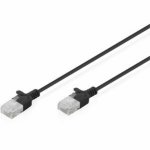 Câble Réseau Digitus CAT6 U/UTP Slim 3m Noir 10 Unités
