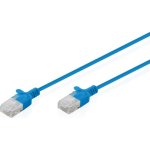 Digitus CAT6 U/UTP Slim Patch Netzwerkkabel 2m Blau