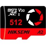 Carte microSDXC Hiksemi Capture 512 Go UHS-I Class 10 rapide