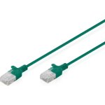 Netzwerkkabel Digitus CAT6 U/UTP Slim Patch 1m Grün