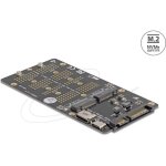 Adaptateur Delock pour SSD M.2 NVMe et SATA vers PCIe et OCuLink