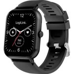 LogiLink Edge Bluetooth 1,83" Negro Silicona Resistente Agua IP68 Función SOS