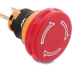 Fußtaster Delock 22117 rot IP65 250V 5A