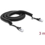 Cable de Red Delock RJ50 Ultraflexible CAT5e 3m Negro