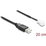 Cabo Delock USB 3 pinos para ventilador 20 cm
