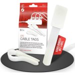 Cable binder de velcro Label-the-cable LTC 2620-30 30 unidades blanco