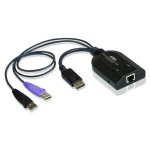 Cable Adaptateur KVM Aten KA7169 DisplayPort USB 2.0 Noir