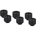 Wasserkühlung Thermal Grizzly DeltaMate Fitting ST13 Schwarz 6er-Pack