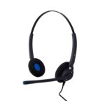 Auriculares Alcatel-Lucent Enterprise AH 22 U con cable USB, cancelación de ruido, oficina, negro y azul