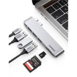 Base para portáteis Ugreen 60560 USB-C 3.2 Gen 1 100W Prateado