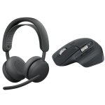 Mouse Logitech MX Master 3S Wireless Bluetooth 8000DPI Grafite + Cuffie Zone Wireless 2