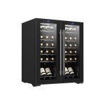 Nevera de vino termoeléctrica Svan SVN3600D2 36 botellas 2 zonas Negro