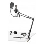 Micrófono Vonyx CMS 400 alámbrico con filtro antipop y soporte ajustable