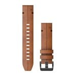 Bracelet QuickFit 22 Cuir Marron Garmin fēnix 6