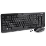 Tastiera Inline 55368A wireless completa QWERTZ con mouse ottico incluso
