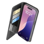 Funda pour mobile Cellularline Book Agenda Folio Cuir synthétique Noir pour iPhone 16e/17e