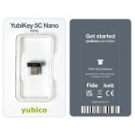 Contrôle d’Accès Yubico YubiKey 5C Nano Porte-clés 1 Utilisateur USB-C FIPS