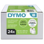Etichette DYMO LabelWriter 36 x 89 mm 24 rotoli 6240 etichette autoadesive