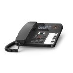 Teléfono DECT Gigaset DESK 800A Terminal con Conexión por Cable Negro