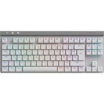 Clavier Logitech G G515 LIGHTSPEED TKL sans fil mécanique RGB AZERTY blanc