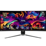 Écran PC MSI MAG 341CQPDE 34" UltraWide Quad HD 175Hz QD-OLED Courbe HDR400 Hauteur réglable