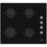 Placa de gás Beko HILG 64120 S Integrada 4 zonas Vidro e cerâmica