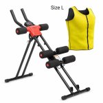Pack Máquina de Abdominales Plegable InnovaGoods con Chaleco Deportivo Sauna Hombre L
