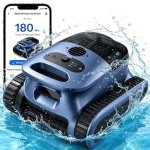 Robot Limpiafondos Piscina Seauto Doble Filtración 180min Autonomía 200㎡ App