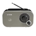 Personalradio Denver TR-51GR Analog FM Grau Externe Antenne