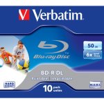 Disco Blu-ray Verbatim BD-R 50 GB 6x Caja de Joyas 10 Unidades