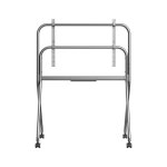 SPC Lumacore Soporte con Ruedas para Pantallas 55 a 86" VESA hasta 800 mm Acero Titanio