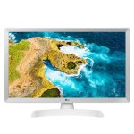 TV LG LED 24TQ510S-WZ.API 24" HD 60Hz Smart TV WebOS HDR10 Bianco