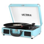 Tornamesa Victrola VSC-550BT-TRQ Turquoise Bluetooth Tracción por Correa