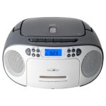 Radio portátil Reflexion RCR2260 FM 20W PLL LCD azul con agarradera