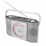Sistema Estéreo Portátil Soundmaster RCD1755SI Prateado com CD e Rádio UKW
