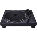 Plattenspieler Technics SL-1500C Direktantrieb Manuel Schwarz Aluminium