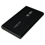 Caja PC LogiLink UA0106 2.5" Aluminio Negro Hot-swap USB 3.2 Gen 1