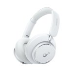 Auriculares Anker Space Q45 inalámbricos Bluetooth con Cancelación Activa de Ruido, Micrófono y carga rápida, blancos