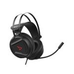 Casque Steelplay HP51 filaire USB et jack 3,5 mm gaming micro amovible noir rouge