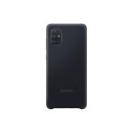 Cover Samsung EF-PA715TBEGEU Silicone Nero Antishock per Galaxy A71