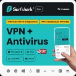 Pacchetto di protezione Surfshark One VPN Antivirus 24 mesi