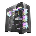Gehäuse Tower ATX darkFlash DS900 Gehärtetes Glas Schwarz