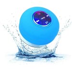 Altavoces Autrucker Bluetooth Portátil 6cm con micrófono y luz LED
