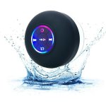 Altavoces Autrucker Bluetooth Portátil IPX4 con micrófono y luz LED